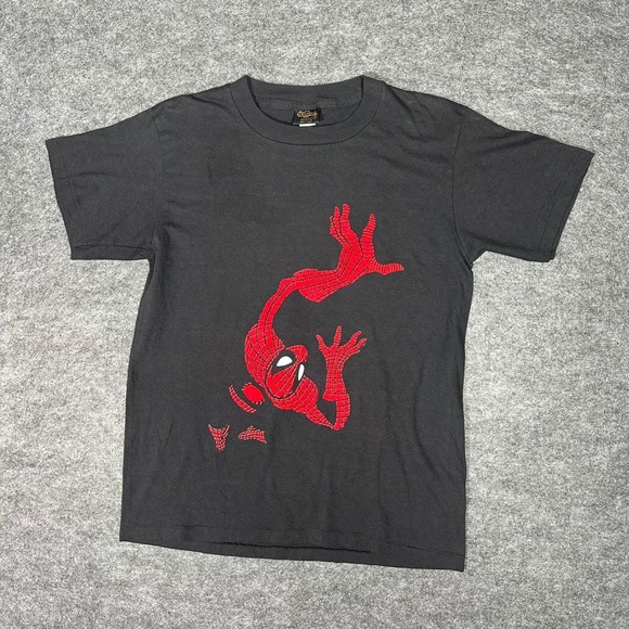VTG 90s Spider-Man Marvel Changes T Shirt Mens M Black Single Stitch USA Made - Picture 11 of 16